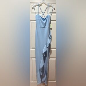 WINDSOR Tiffany Sleeveless High Slit Formal Dress